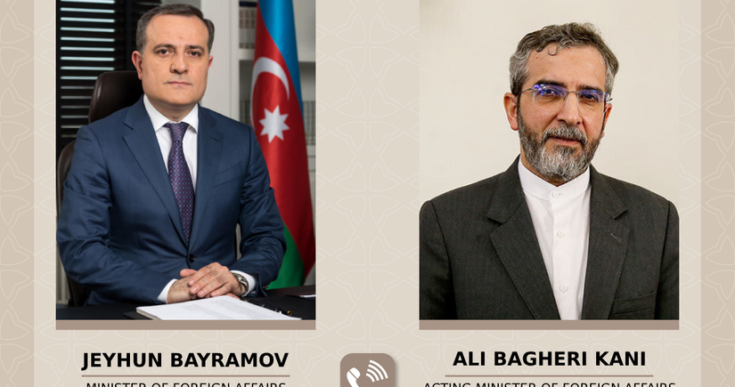 Глава МИД Азербайджана провел телефонный разговор с и.о. министра иностранных дел Ирана