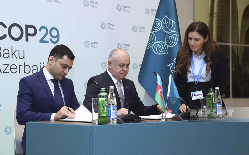 COP29 Azerbaijan Operations Company inks memo with Green Energy Power Plant LLC