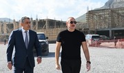 President Ilham Aliyev inspects construction progress at Zangilan Recreation Complex