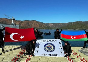 Türkiyə və Azərbaycan hərbçiləri  xüsusi dəniz minalarının quraşdırılması üzrə tapşırıqlar icra ediblər