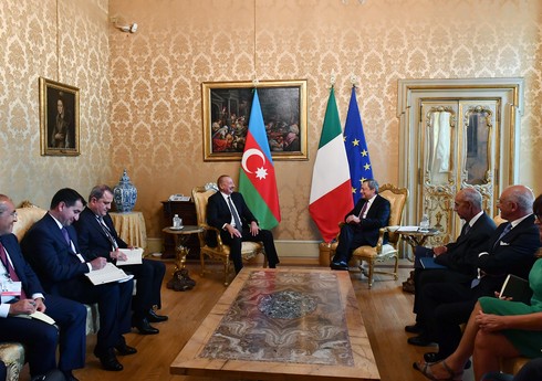 Лидеры Азербайджана и Италии обсудили прошедшие в Брюсселе мирные переговоры