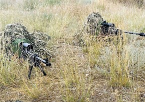 В армии Азербайджана проведен курс по снайперской подготовке