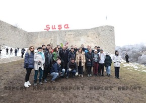 Известные путешественники из 20 стран посетили город Шуша