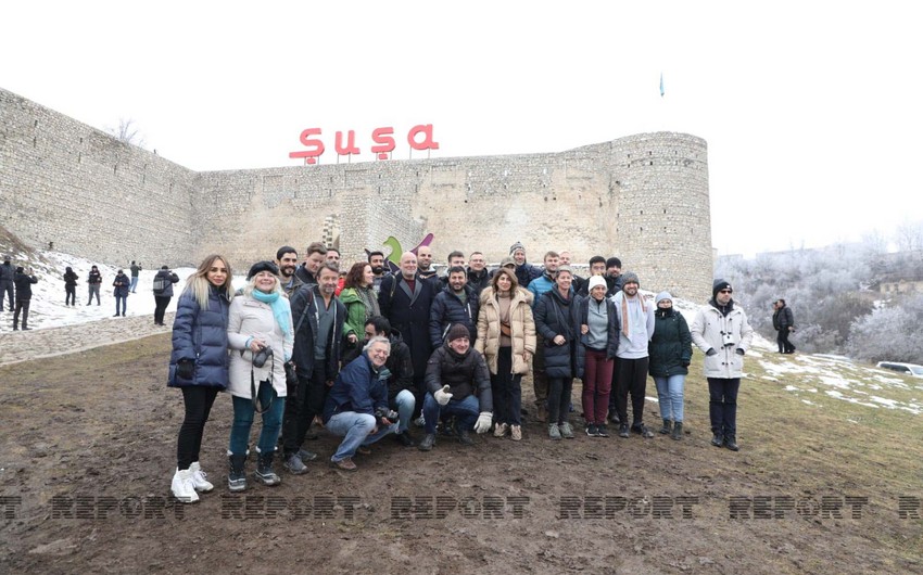 Известные путешественники из 20 стран посетили город Шуша