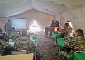 Command and staff exercises held in Azerbaijani army