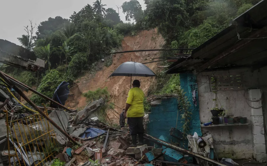 Braziliyada leysan yağışlar nəticəsində ölənlərin sayı artıb