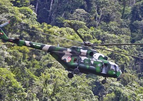 Peruda hərbi helikopter qəzaya uğrayıb, ölənlər və xəsarət alanlar var