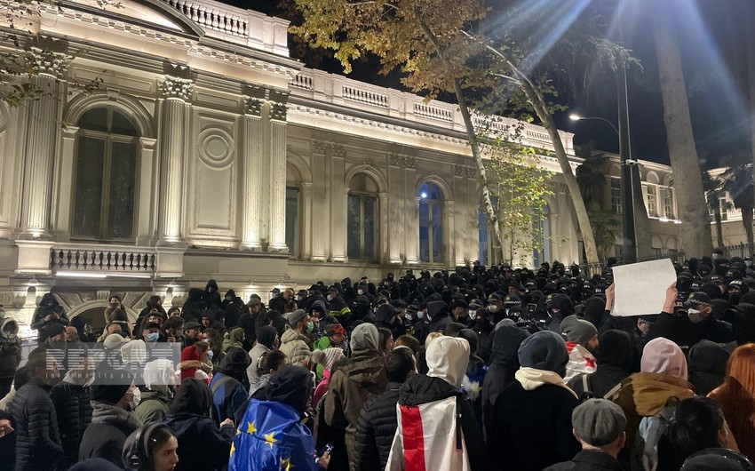 В МВД Грузии призвали родителей увести детей с места проведения митинга в Тбилиси