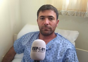 Раненый житель Агдама: Армяне продолжили обстрел даже после того, как я вышел из экскаватора
