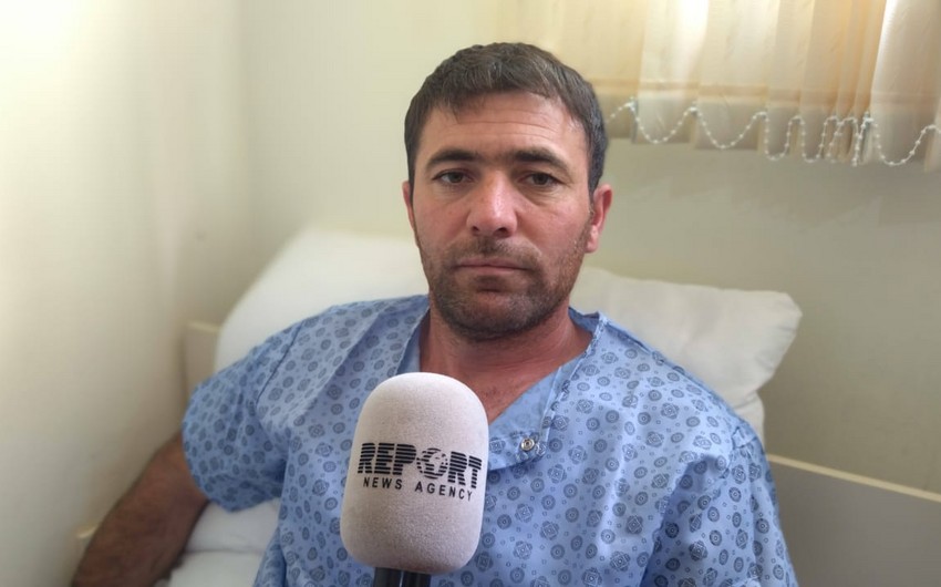 Wounded resident of Azerbaijan’s Aghdam: ‘Armenians continued shelling even after I got out of excavator’