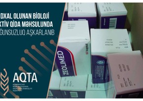 İtaliyadan Azərbaycana gətirilən 15 mindən çox bioloji aktiv qida məhsulunda uyğunsuzluq aşkarlanıb