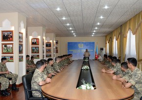 Meeting with military personnel held at Training and Educational Center of Azerbaijani Army