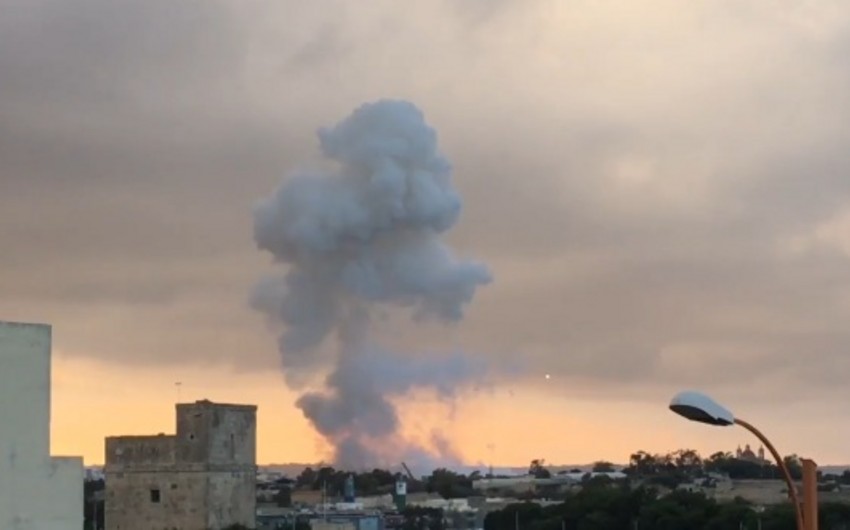 На Мальте рядом с международным аэропортом произошел взрыв - ВИДЕО