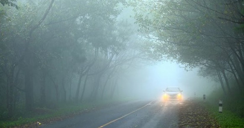 Из-за густого тумана видимость на некоторых автомагистралях будет ограничена