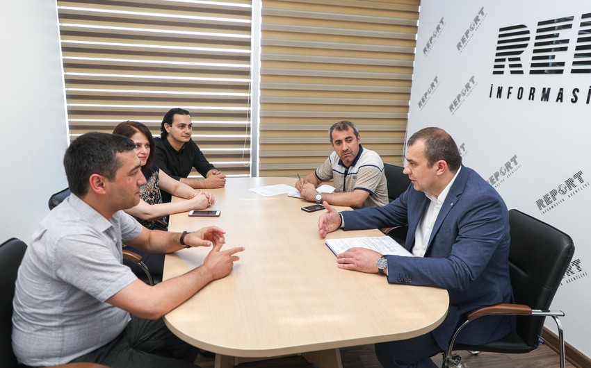 Ukrainian MP visits head office of Report News Agency