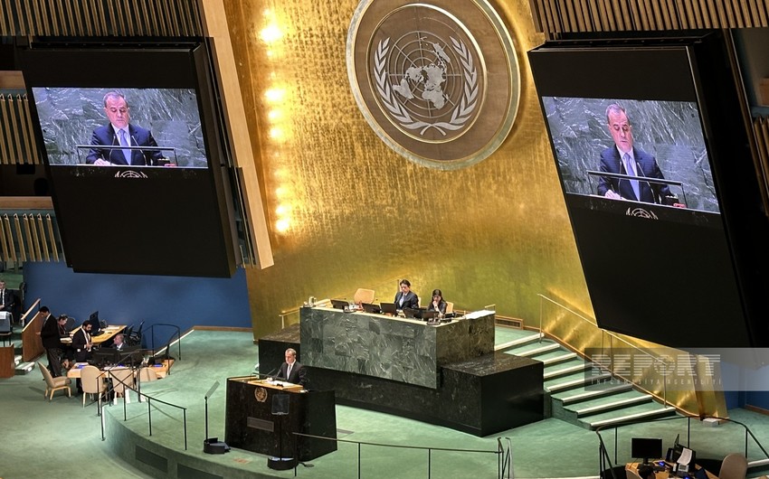 Azerbaijan’s FM delivers speech during General Debate of 79th session of United Nations General Assembly