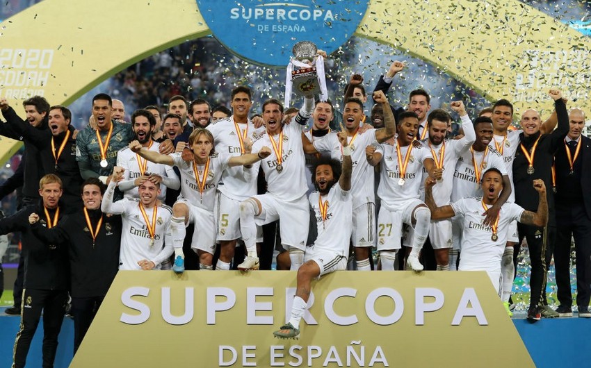 Real Madrid 11-ci dəfə İspaniya Super Kubokunun sahibi olub