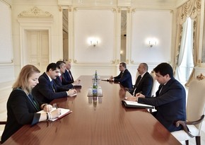 President Ilham Aliyev receives Turkish minister of National Education