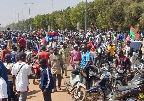 В Буркина-Фасо прошли антифранцузские демонстрации