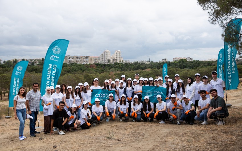 COP29 volunteers spearhead 'Recycling Activists' clean-up campaign in Baku