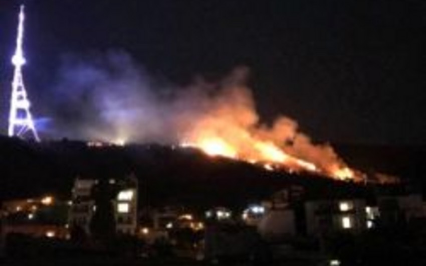 A terrible fire breaks out in central Tbilisi