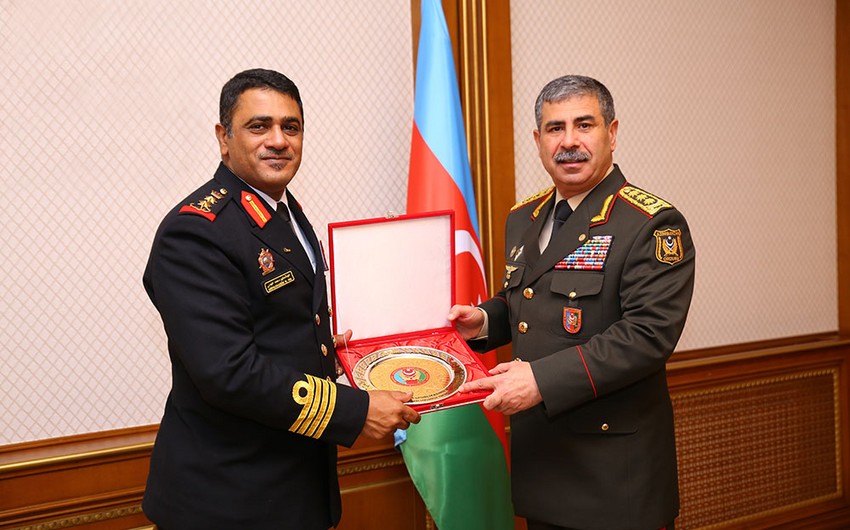 Defence minister Zakir Hasanov awarded Supreme Officer Medal