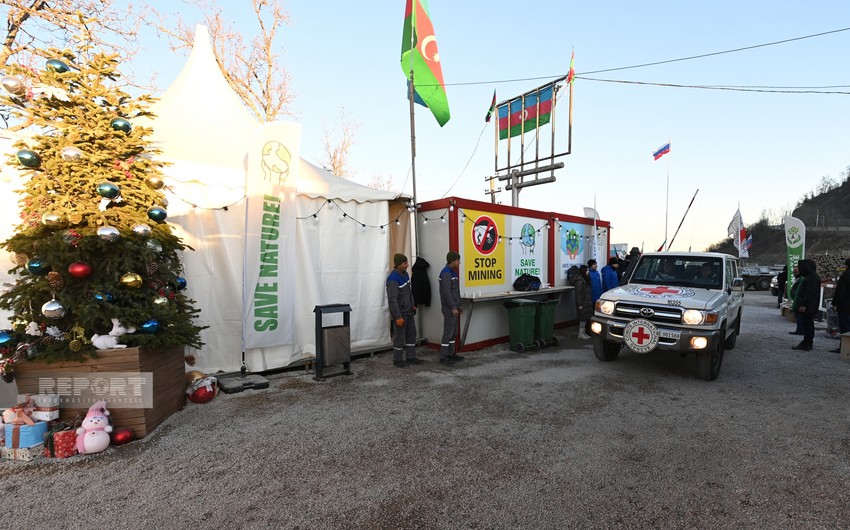 Conditions created on Khankandi-Lachin road for unhindered passage of ICRC vehicles