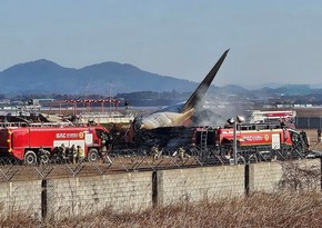 Обсуждаются несколько версий крушения самолета в Южной Корее