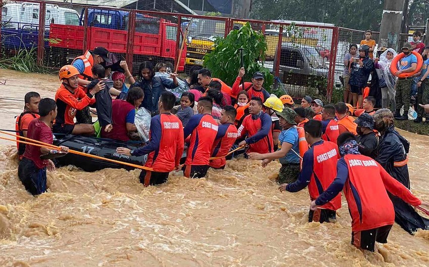 Filippində qasırğa nəticəsində ölənlərin sayı 200 nəfəri ötüb