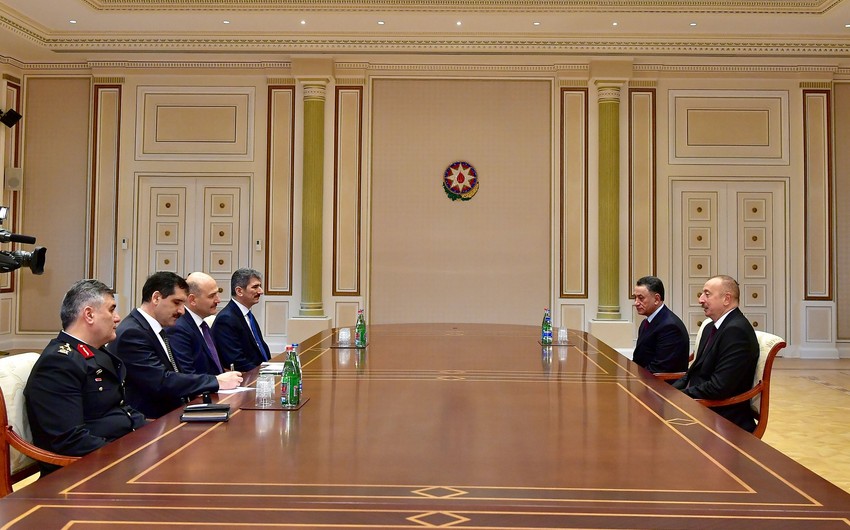 Президент Ильхам Алиев принял министра внутренних дел Турции