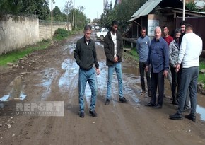 Cəlilabadın Nəriman Nərimanov küçəsinin yolları keçilməz vəziyyətə düşüb