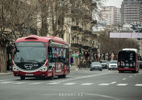 В Азербайджане общественный транспорт не будет работать до 18 января