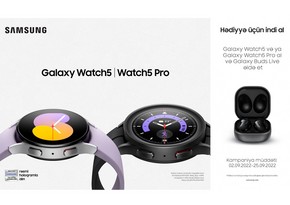 Sağlamlığa aparan yol ağıllı saatlardan keçir: Samsung Galaxy Watch5 və Galaxy Watch5 Pro artıq satışdadır!