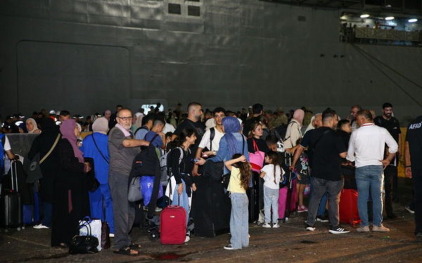 1st ship carrying civilians evacuated from Lebanon arrives in Türkiye