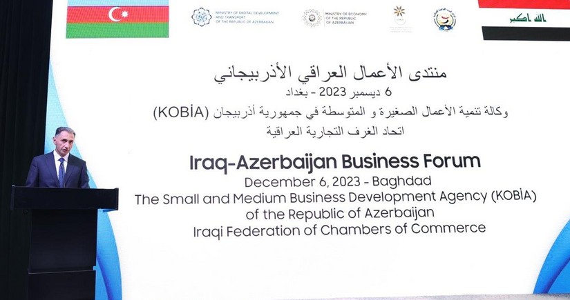 Bağdadda 1-ci İraq-Azərbaycan biznes forumu keçirilib