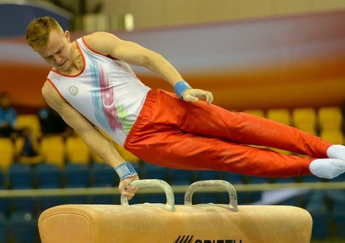 Чемпионат Европы: Азербайджанский гимнаст завершил выступление