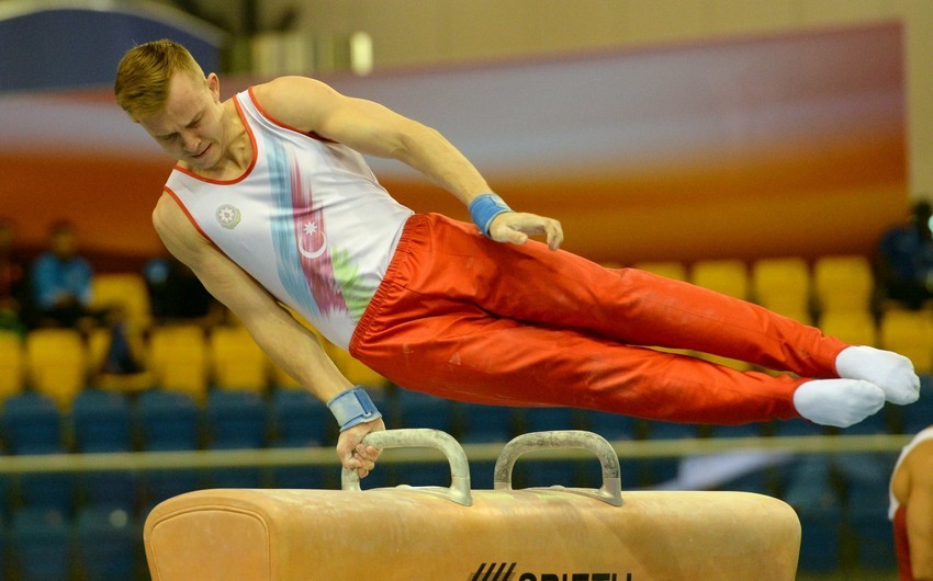Чемпионат Европы: Азербайджанский гимнаст завершил выступление