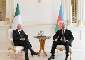 Президент Италии поздравил Ильхама Алиева