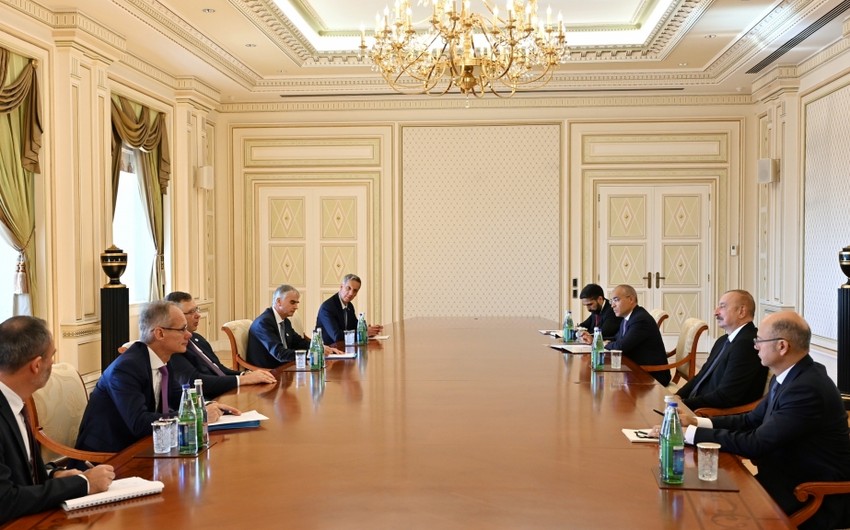 Президент Ильхам Алиев принял генерального исполнительного директора компании Total Energies