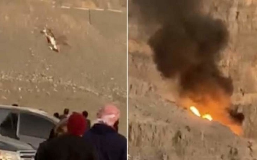 На севере ОАЭ разбился спасательный вертолет - ВИДЕО