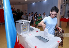 Voter turnout in Azerbaijan's snap parliamentary elections varies across districts