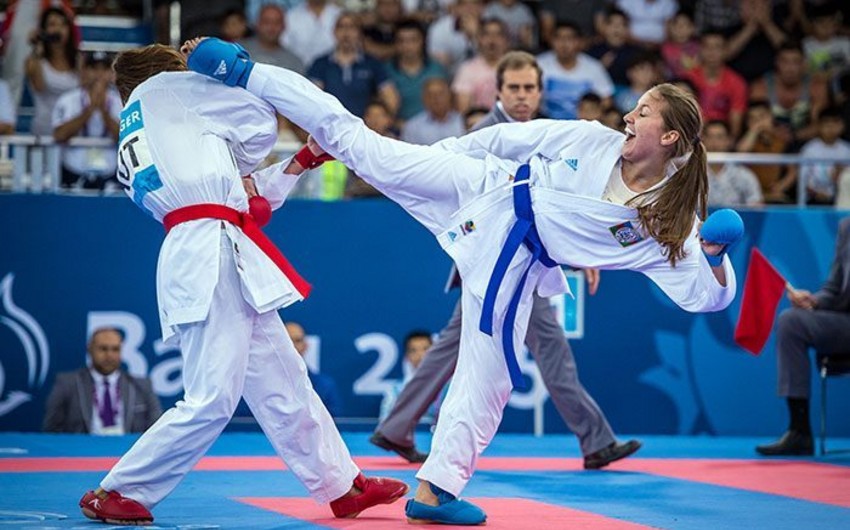 Minsk 2019: Azərbaycanın qadın karateçisi yarımfinala yüksəlib