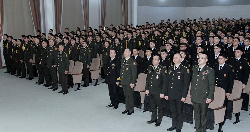 В Баку состоялось мероприятие, посвященное 106-летию Военного института