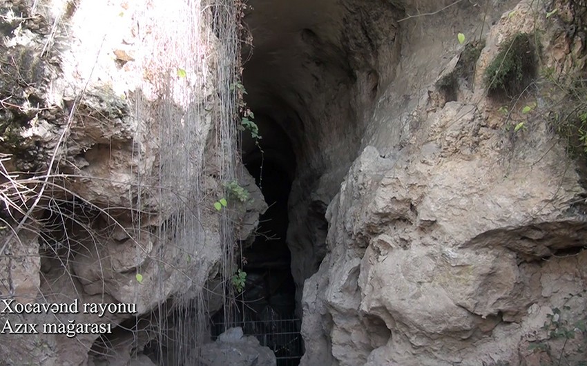 Video footage of Azykh cave