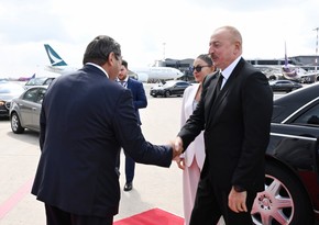 President Ilham Aliyev completes his working visit to Italy