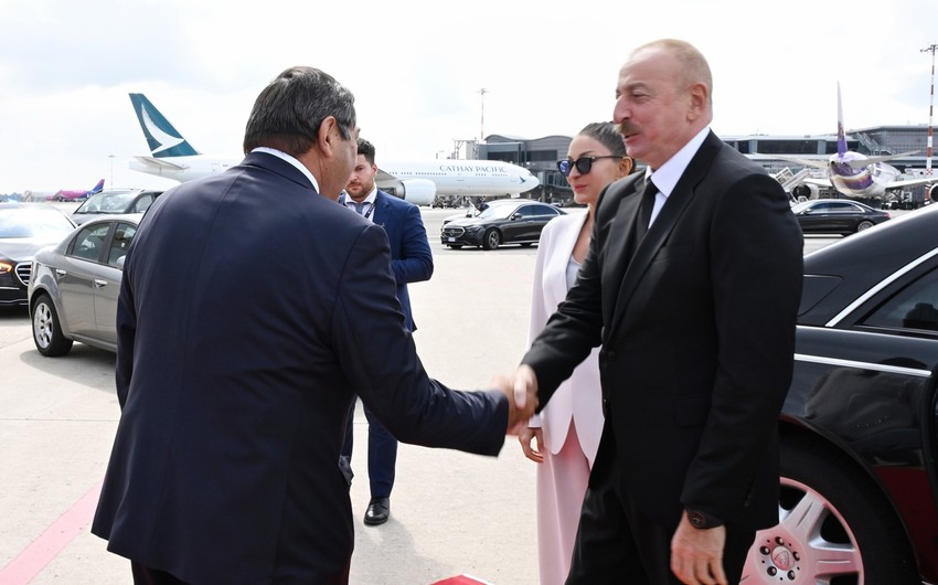 President Ilham Aliyev completes his working visit to Italy