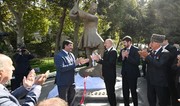 President Ilham Aliyev attends unveiling of Ashig Alasgar's monument in Baku