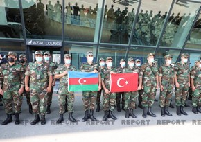 First group of Azerbaijani firefighters return home from Turkey