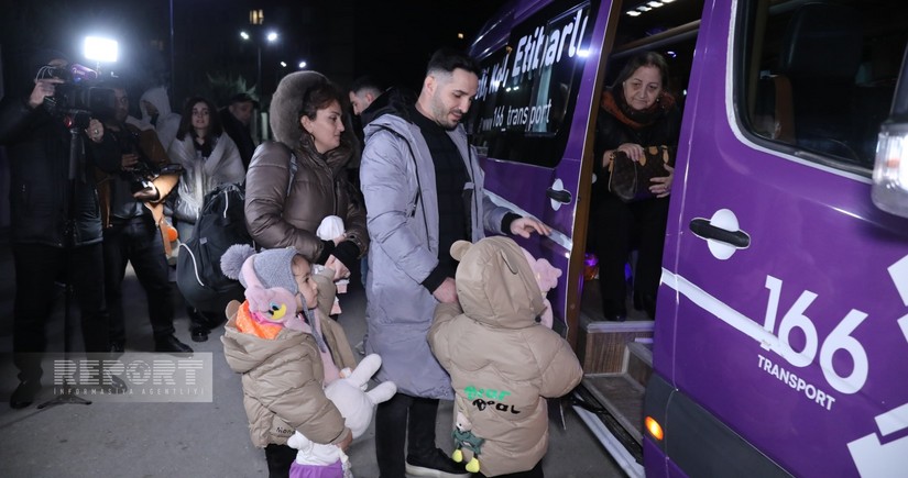 В Джебраил выехала очередная группа бывших вынужденных переселенцев