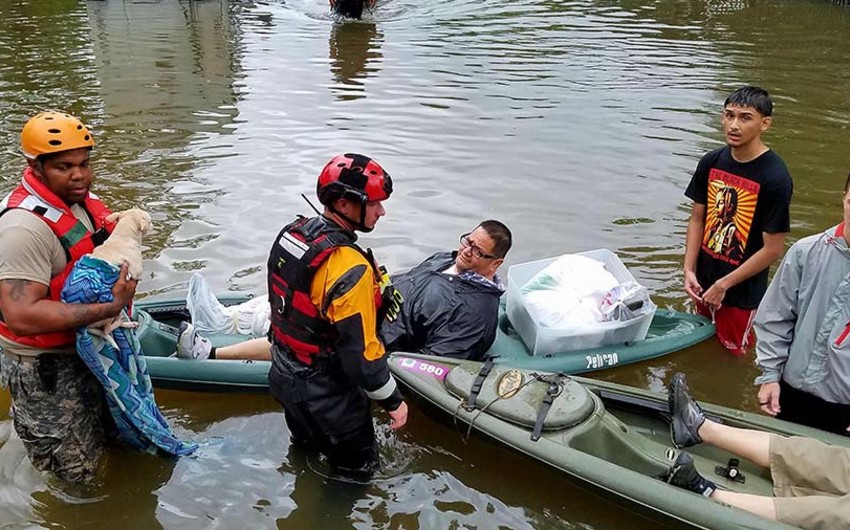 После наводнения в Хьюстоне спасено более 3 тыс. человек